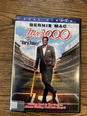 Mr. 3000 2004 Movie Full Screen DVD Comedy Bernie Mac Angela Bassett Pre-Owned